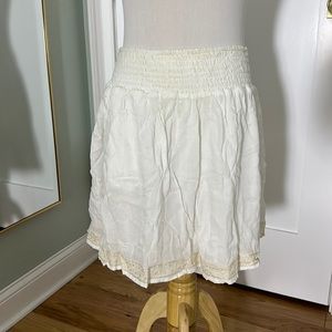 White skirt